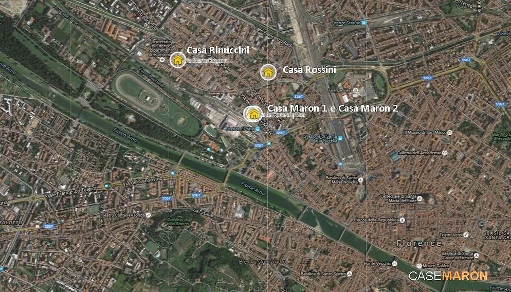 アパート フィレンツェCasa Rinucciniアパートメント イタリア